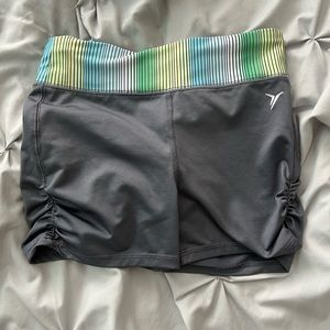 Grey athletic shorts